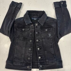 U.S. Polo Assn. Charcoal Jean Jacket kids small